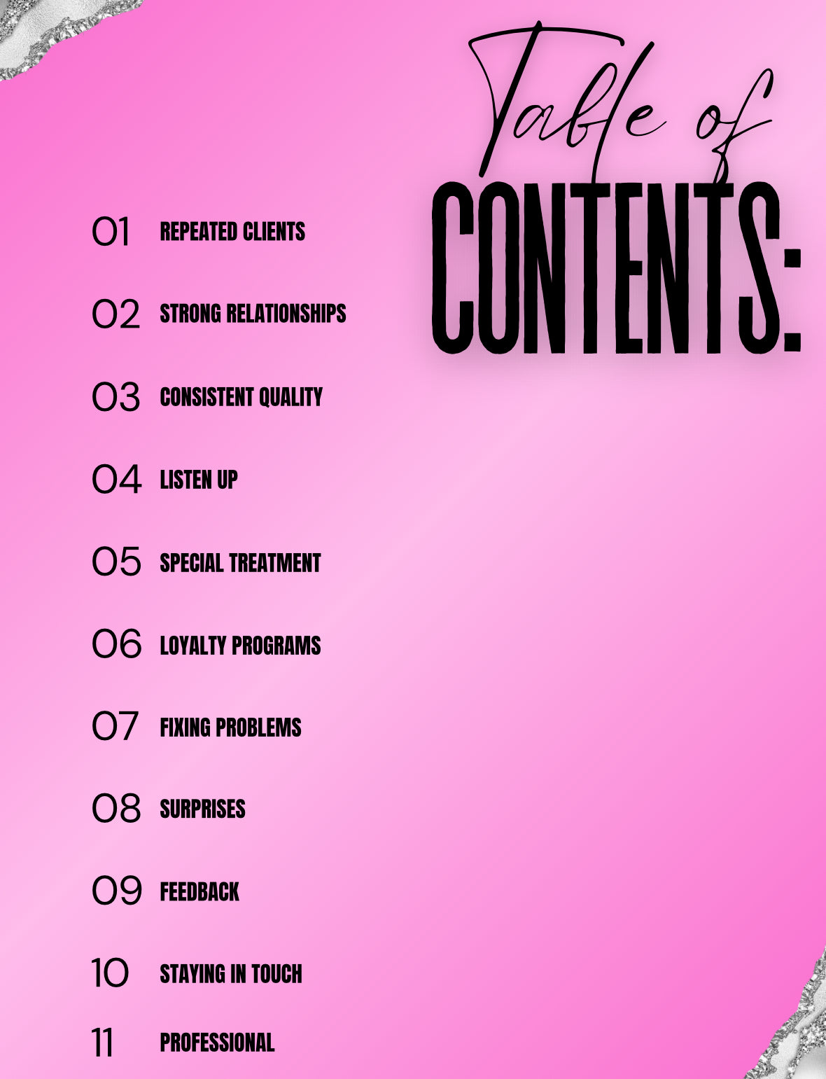 How To Gain & Keep Your Clients Coming Back Ebook