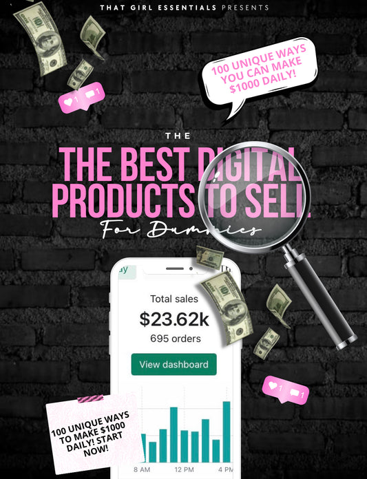 The Best Digital Products To Sell Ebook